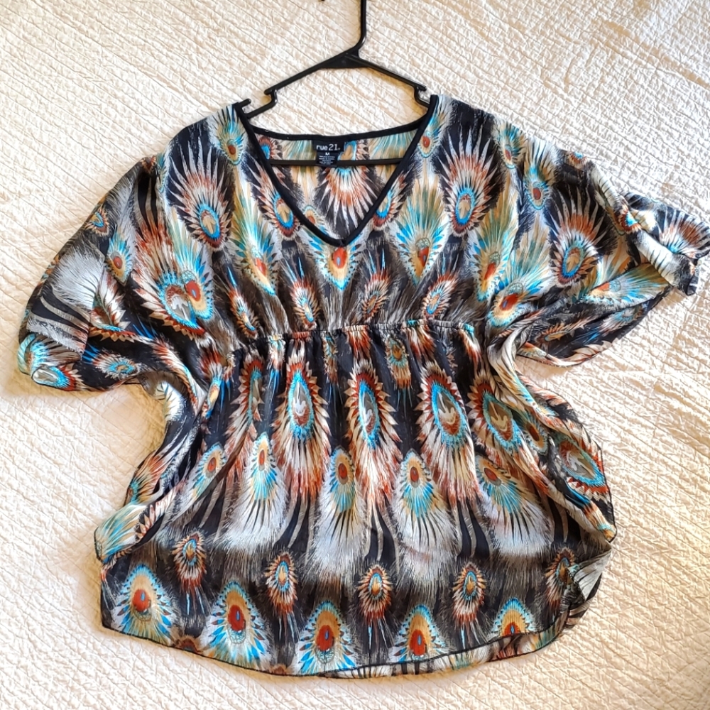 Rue 21 sheer blouse